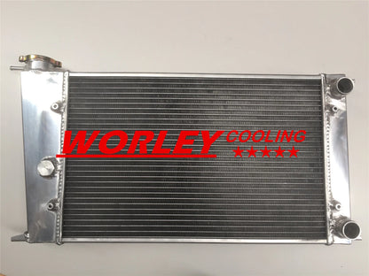 2 x core aluminum radiator for VW GOLF MK1 / JETTA / SCIROCCO (1974-1983)