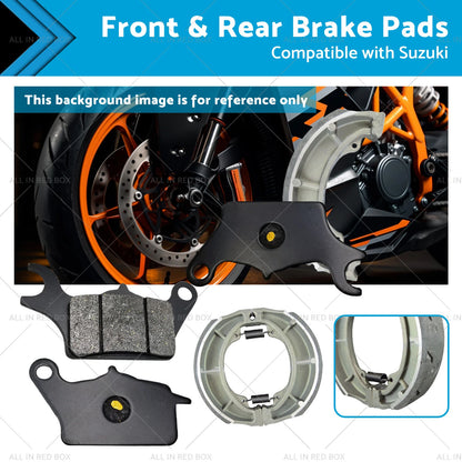 Front & Rear Brake Pads for Suzuki UK 110 Address (2017-2021)