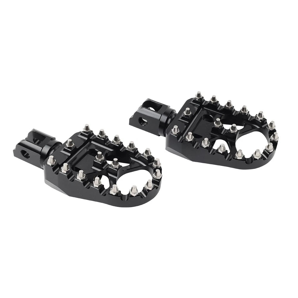 Black Front FootPeg Rider Pedal for Harley FXBB FXLR FXLRS FXLRST FXST FLSB FXBR (2018-2023)