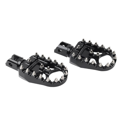 Black Front FootPeg Rider Pedal for Harley FXBB FXLR FXLRS FXLRST FXST FLSB FXBR (2018-2023)
