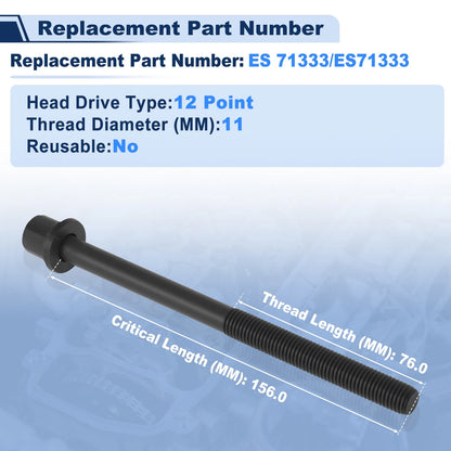 Engine Cylinder Head Bolt Set for Honda Accord, CR-V (2003-2009)