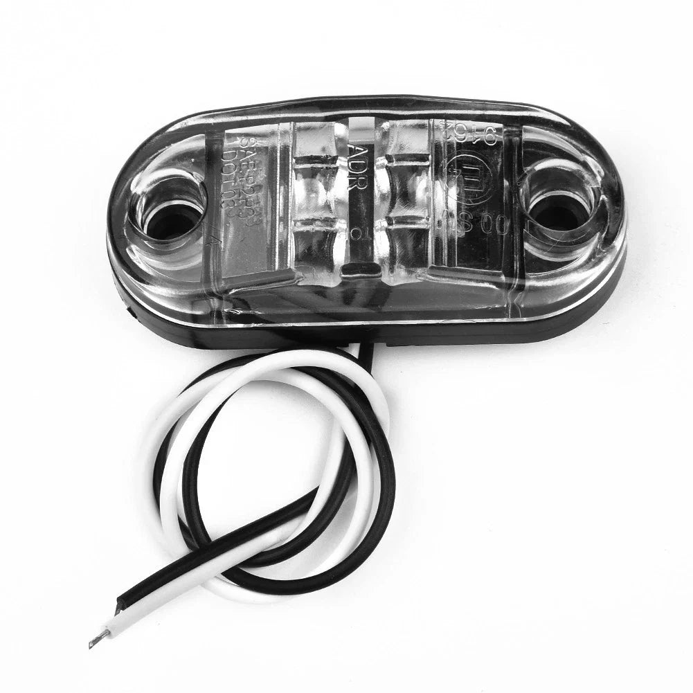 1W LED White Side Marker Light for Car/Truck/Trailer/Boat 10-30V IP65