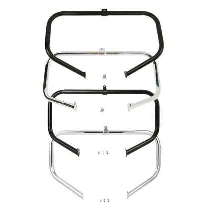 Chrome/Black Highway Engine Guard Crash Bar for Harley Road King (1997-2024)