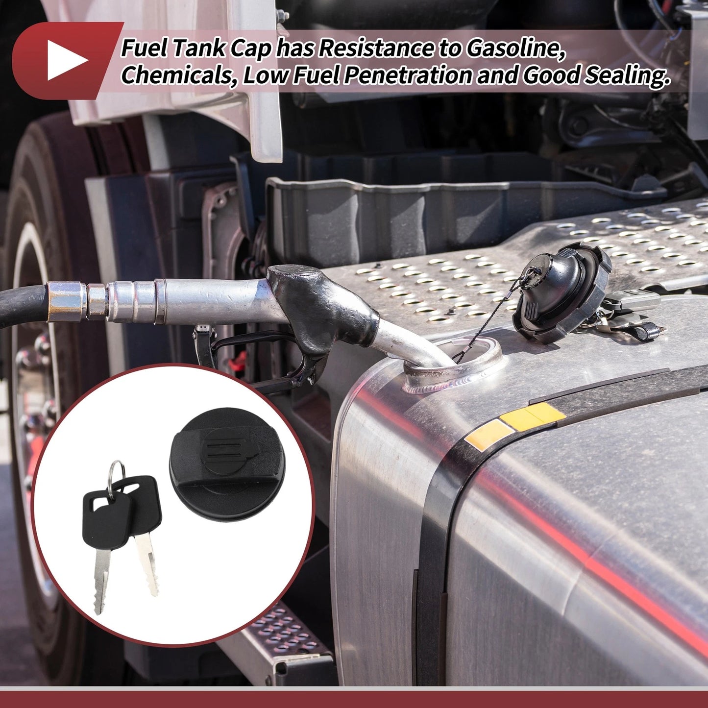 Locking Gas Cap for SUZUKI APV CARRY with 2 Keys