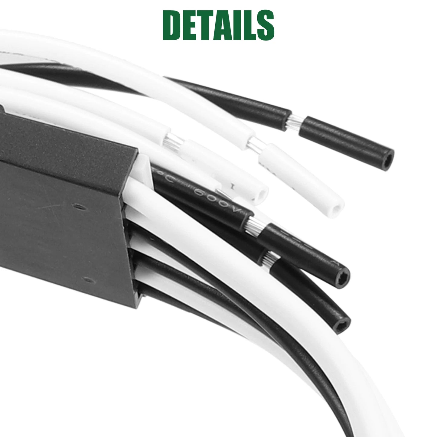Resistor Connector for GMC Blower Motor 14AWG Black 1 Set