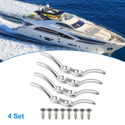 2-1/2 Inch Stainless Steel Flagpole Cleat Hook for Marine Boat Ship