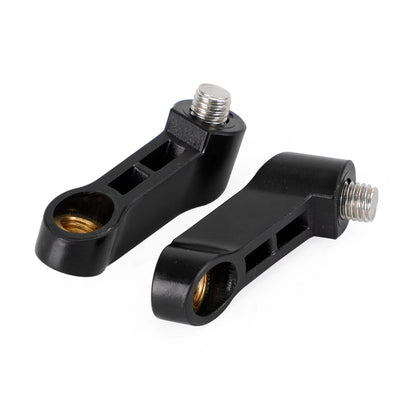 M10 x 1.5mm Plastic Extension Mirror for Motorcycle Right Hand Thread