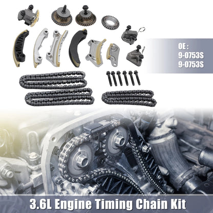 Timing Chain Kit for Chevy 3.6L
Timing Chain Kit for Cadillac 3.6L
Timing Chain Kit for Buick 3.6L
Timing Chain Kit for GWC 3.0L