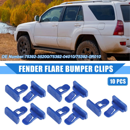 10 x Car Fender Flare Bumper Clip for Toyota Avalon (2013–2021)