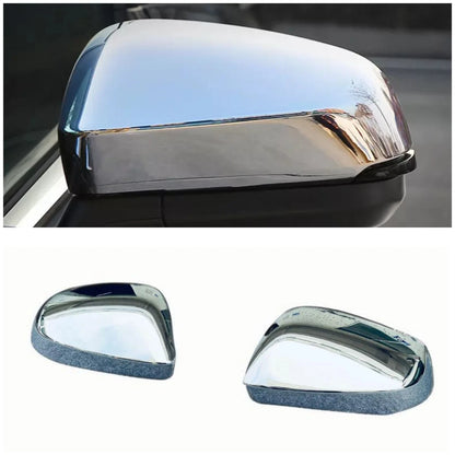 ABS Chrome Rearview Mirror Side Lid Cover Trim for 2024-2025 Toyota Tacoma 2 x pcs