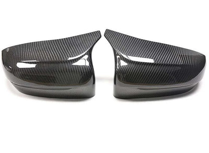 Real Carbon Fiber Side Rearview Mirror Cover Caps Fit For BMW F90 M5 2019-2021
