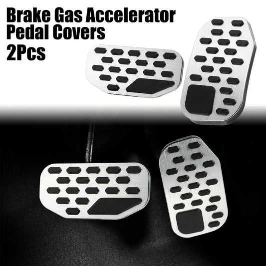 2 x Car Brake Gas Accelerator Pedal Covers for Ford F150 (2022–2022)