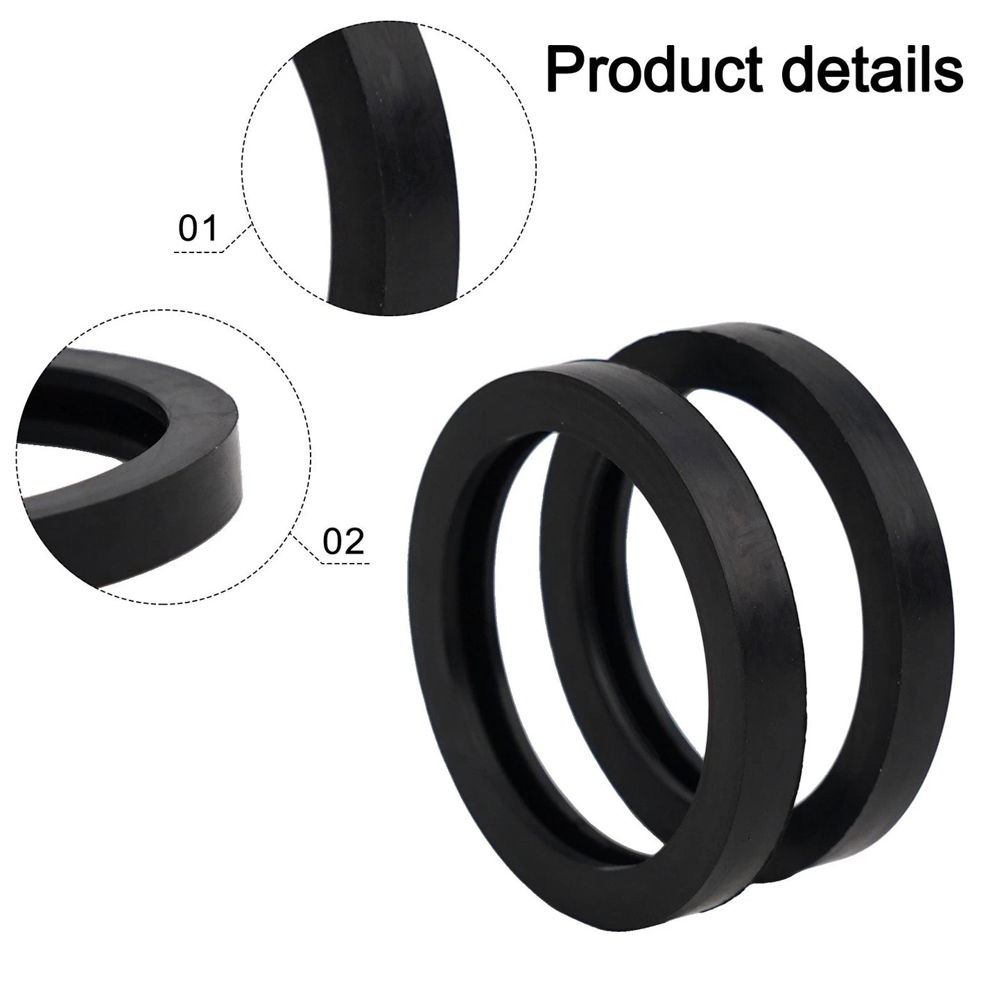 10 x Rubber Leakproof Gaskets Gas Can Spout Seals for Tight Tank Sealing