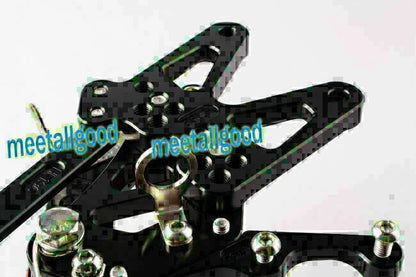 Adjustable Rearsets Footpegs for BMW S1000RR 2010-2013 - Black