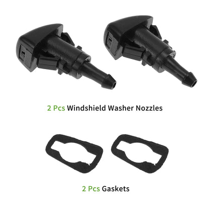 Windshield Washer Nozzle  Black for Jeep Compass (2011-2017)