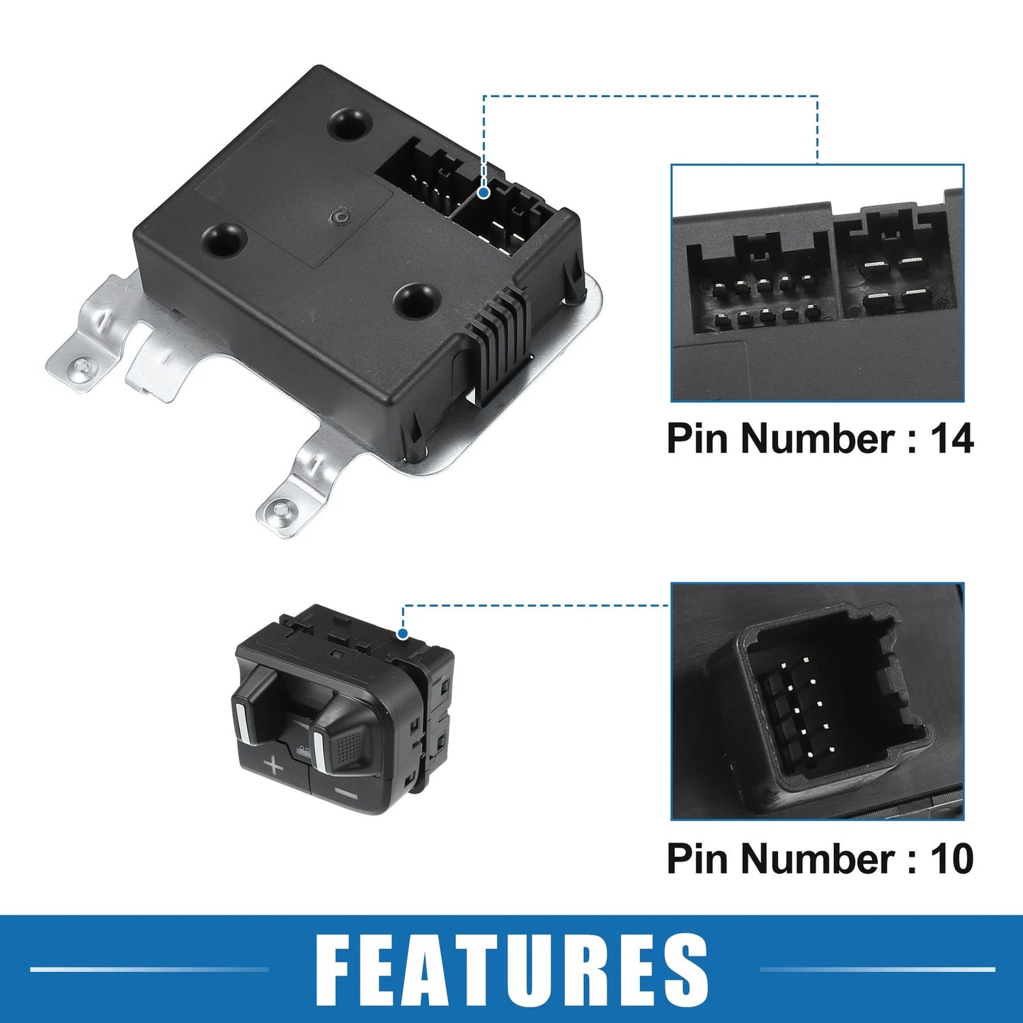 Trailer Brake Control Module Switch for Ram 1500 (2013-2018)