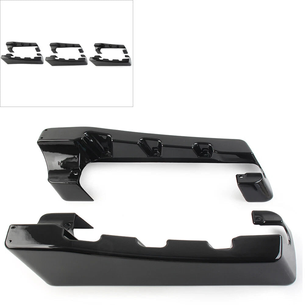 4" Saddle Bag Extensions for Harley Touring Road King (1994-2013) - Pair