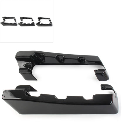 4" Saddle Bag Extensions for Harley Touring Road King (1994-2013) - Pair