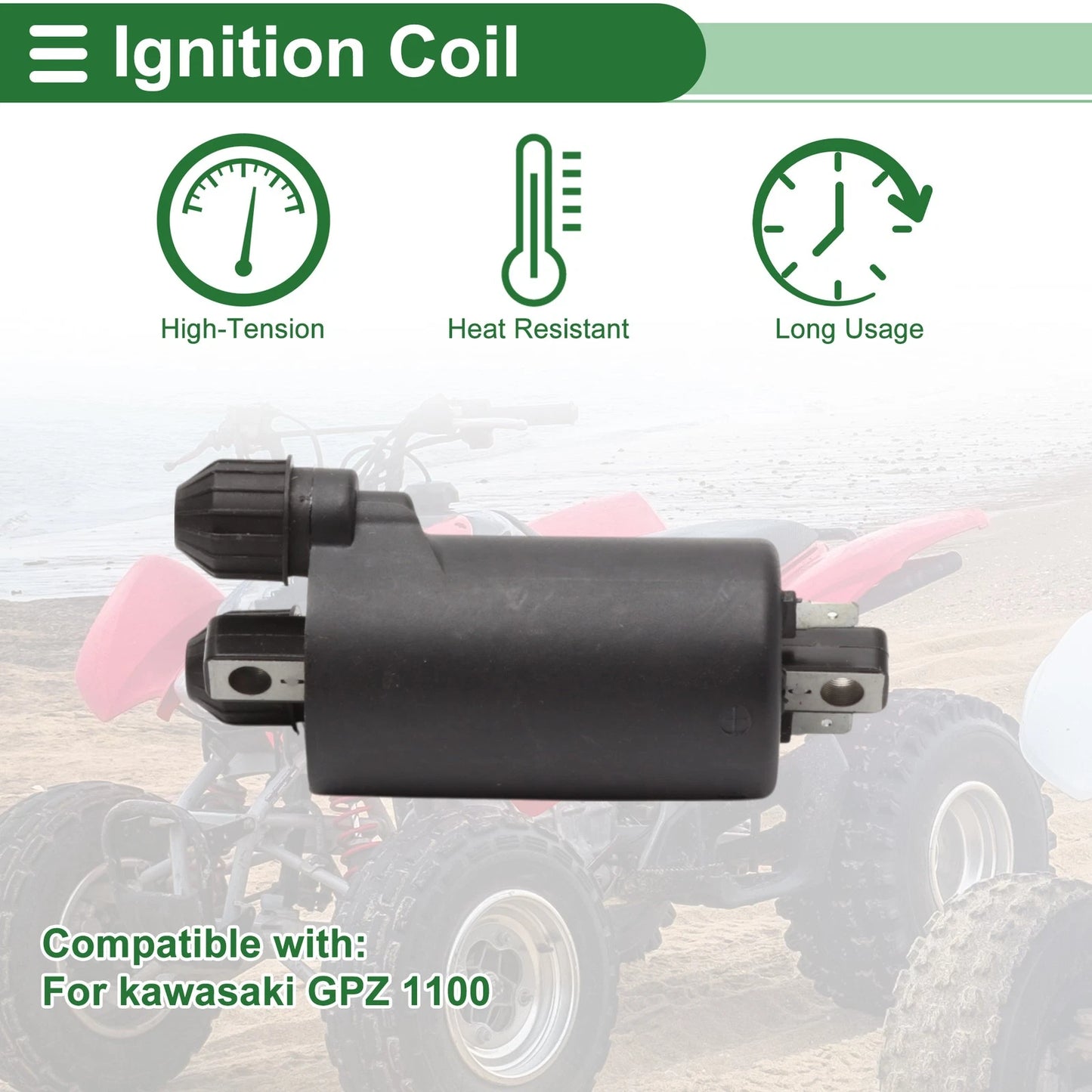 Ignition Coil ABS Metal / 1 x / Ignition Coil for Kawasaki GPZ 1100