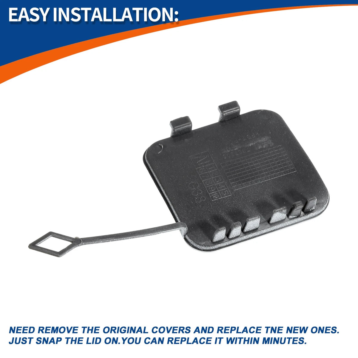Tow Hook Cover for BMW 530i 530e 540i M5 White