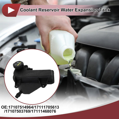 Coolant Expansion Overflow Tank with Cap for BMW X5 (2000-2003)