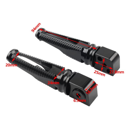 Rear Footrest Pegs for Kawasaki Z300, Z400, Z650, Z900, ZX6R (2015-2023)