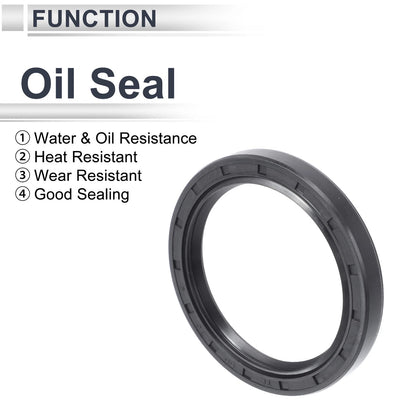 Oil Seal 58x75x9mm Seal Ring Rotary Shaft Seal NBR Rubber 5 Pcs