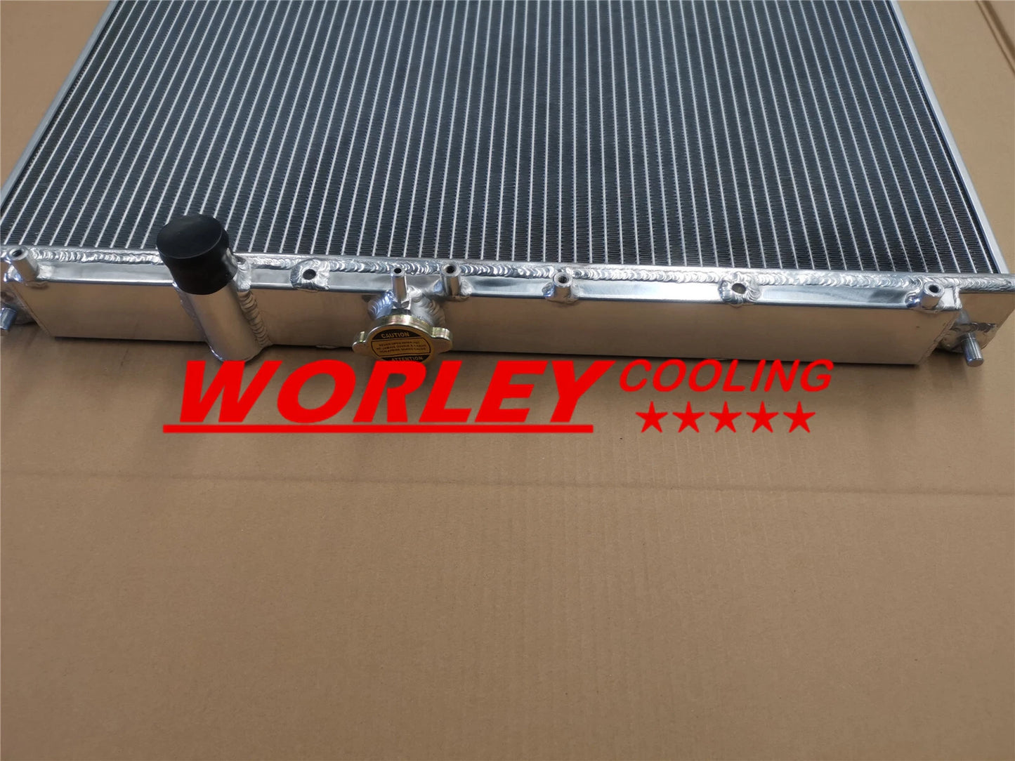 Aluminum Radiator with Sensor Hole & Fan for Mitsubishi Lancer EVO (1992-1995)