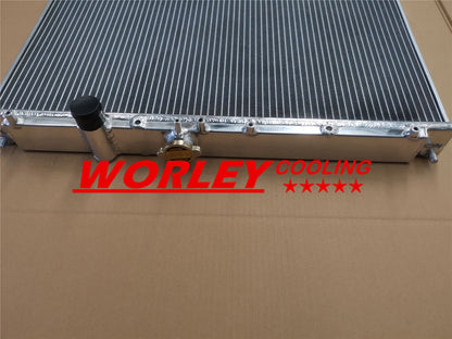 Aluminum Radiator with Sensor Hole & Fan for Mitsubishi Lancer EVO (1992-1995)