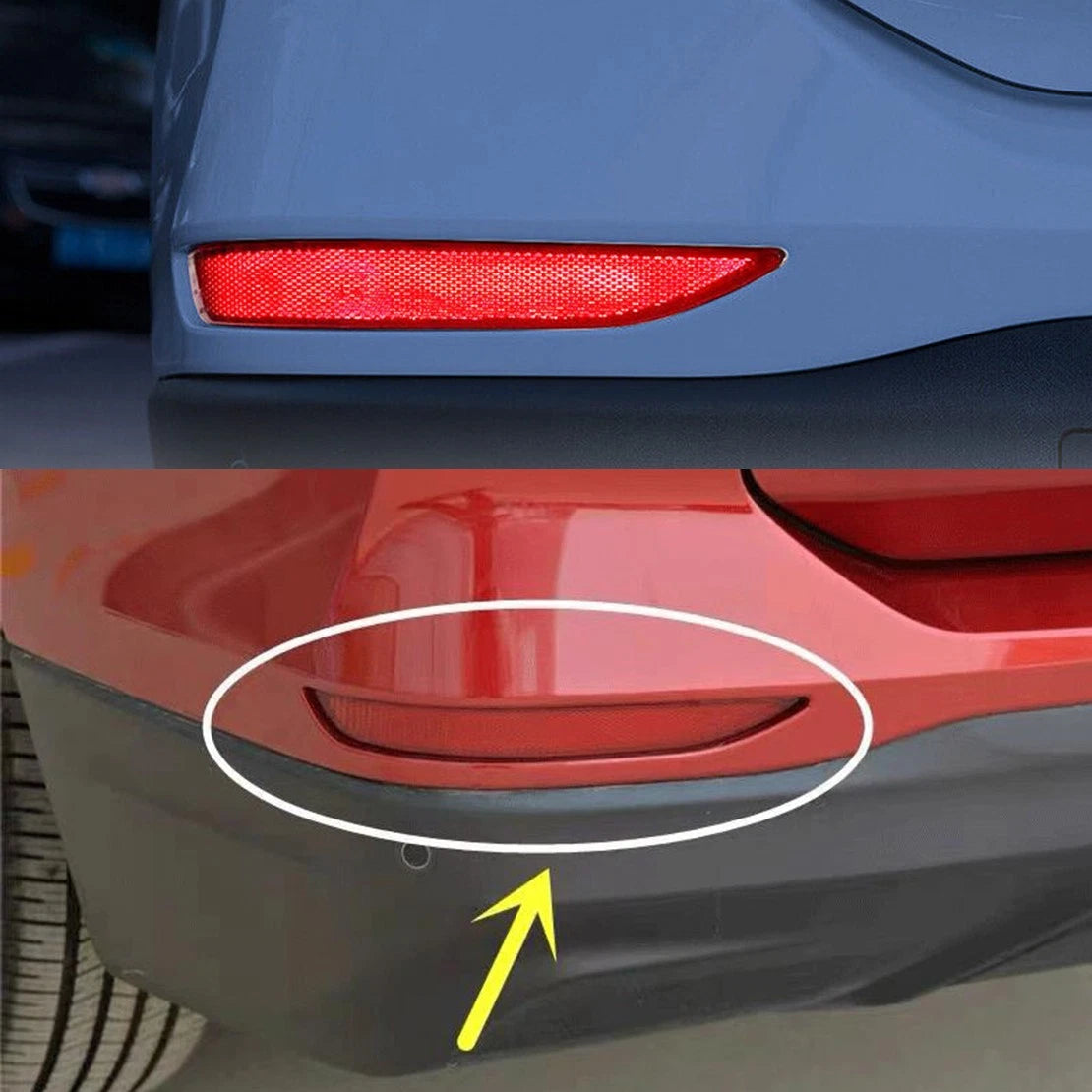 Red Rear Bumper Reflector Light Lens for Chevrolet Equinox (2018-2020)