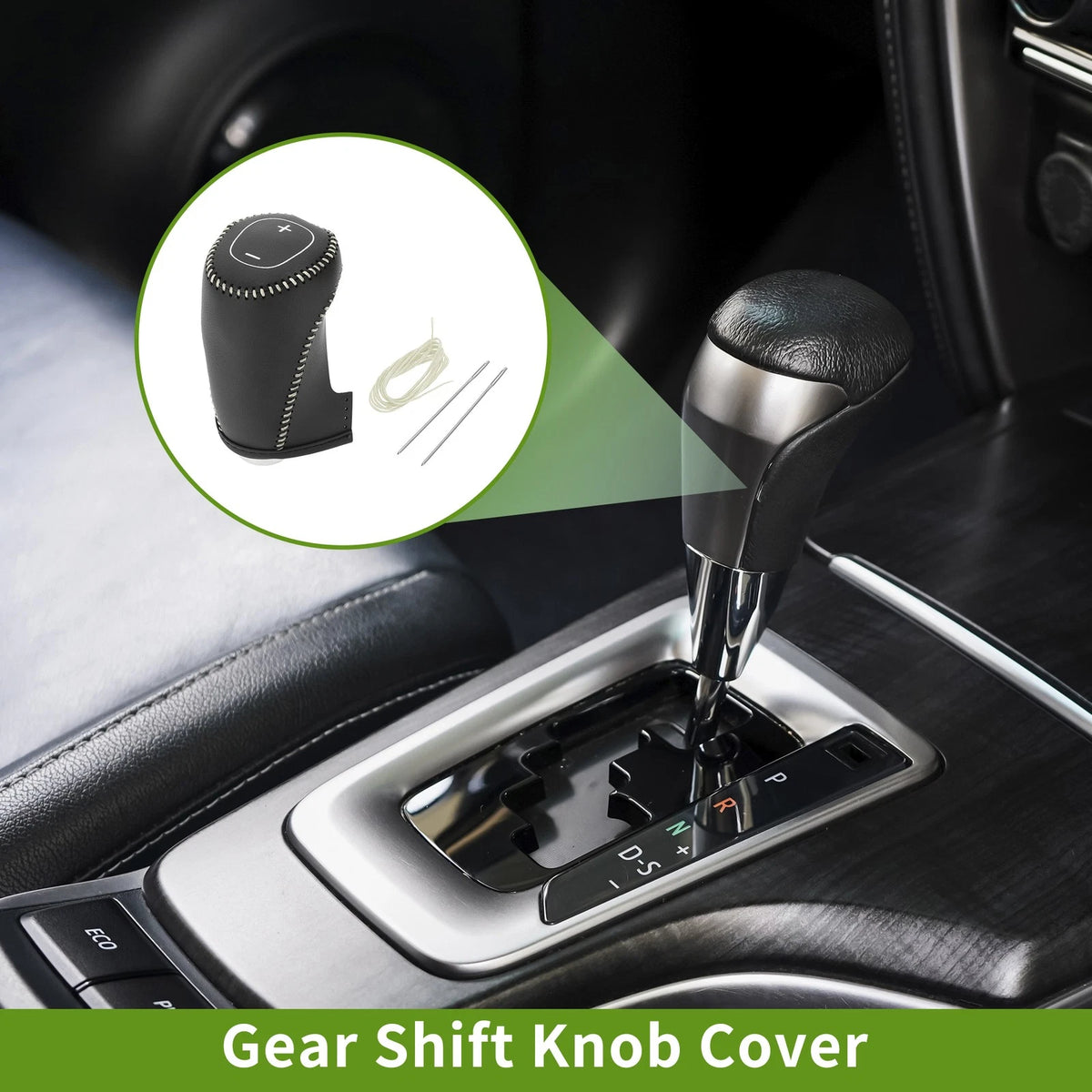 Gear Shift Knob Cover for Chevrolet Equinox Black Beige (2016 - 2020)