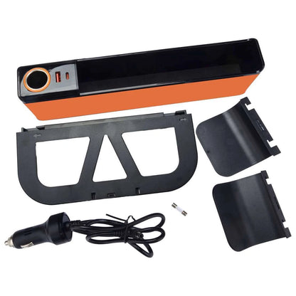 Rechargeable Seat Gap Storage Box Phone Holder Organizer for Universal Cars