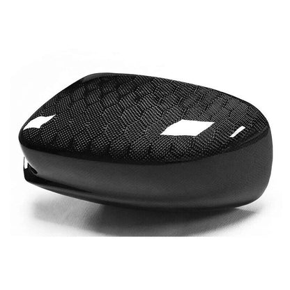 Real Honeycomb Carbon Fiber Add-on Mirror Cover Caps for Dodge Charger 2011-2021