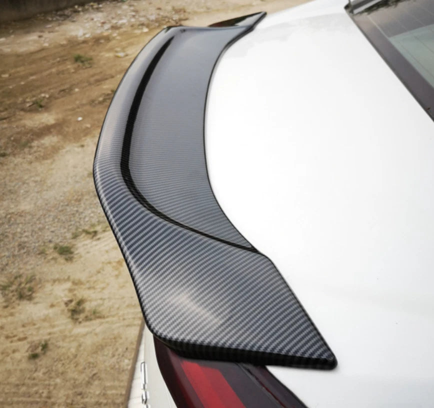 Rear Carbon Fiber Spoiler Wing R Style Ducktail for Honda Civic Sedan (2016-2021)
