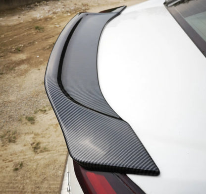 Rear Carbon Fiber Spoiler Wing R Style Ducktail for Honda Civic Sedan (2016-2021)