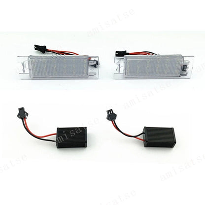 2 x CANBUS LED License Plate Lights for Opel Zafira B, Astra H, Corsa D (2005-2016)