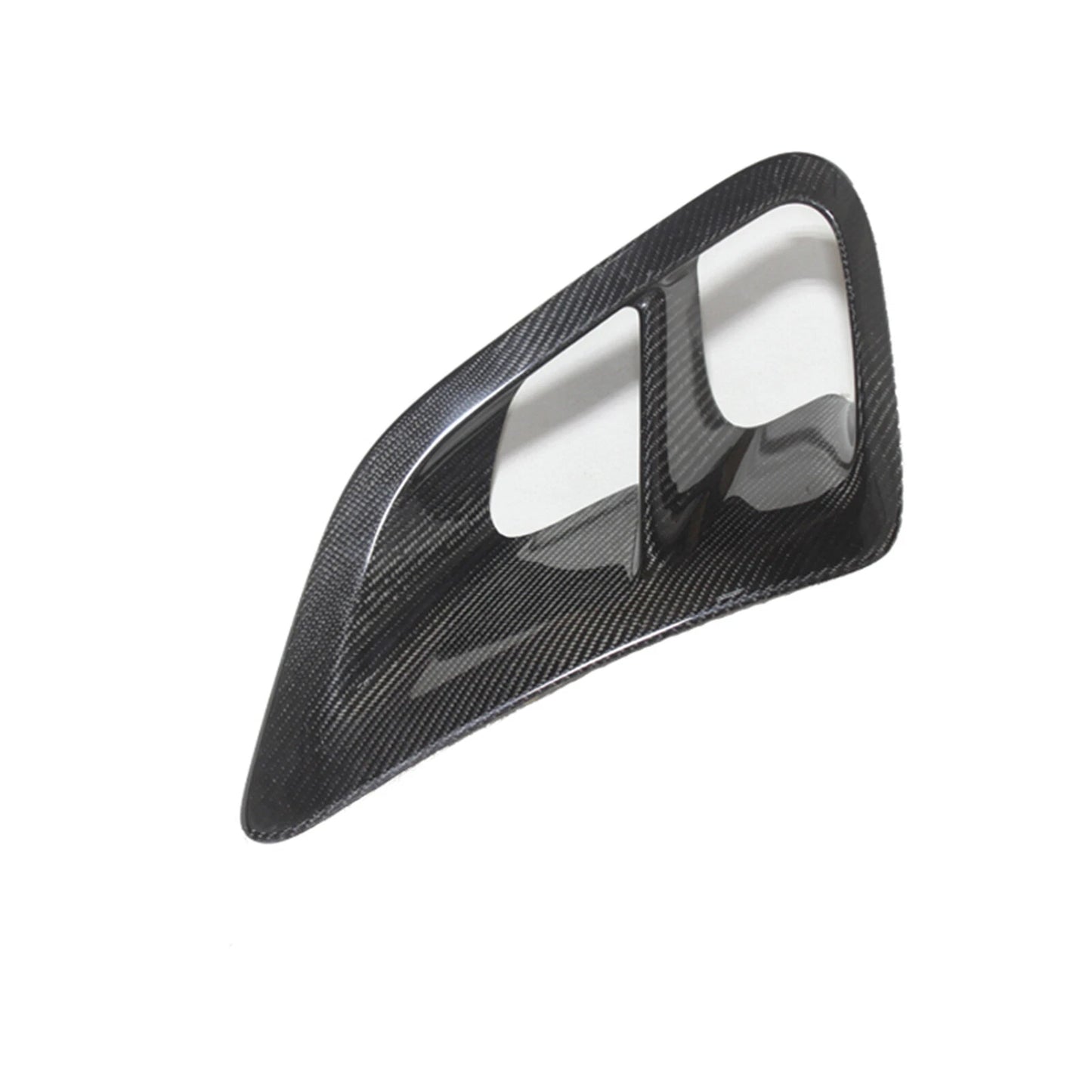 Black Carbon Fiber Side Fender Covers for Porsche 911 997 Turbo (2004-2012)