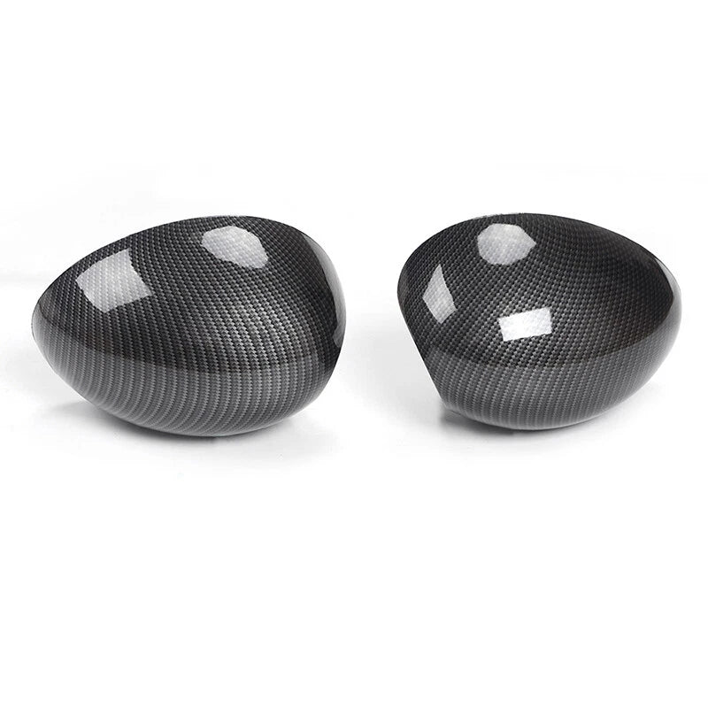 Carbon Fiber Look Rearview Mirror Cover for Mini Cooper R55 R56 R60 (2007-2013)