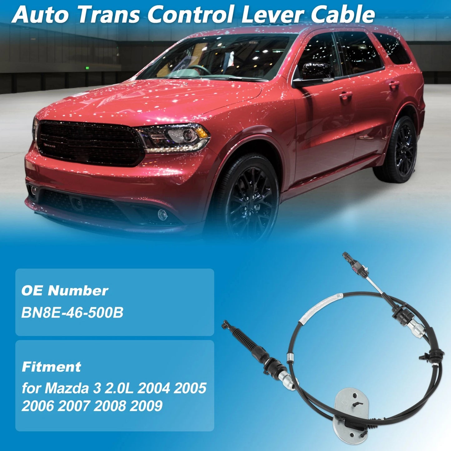 Auto Trans Gear Shifter Cable for Mazda 3 2.0L (2004-2009)