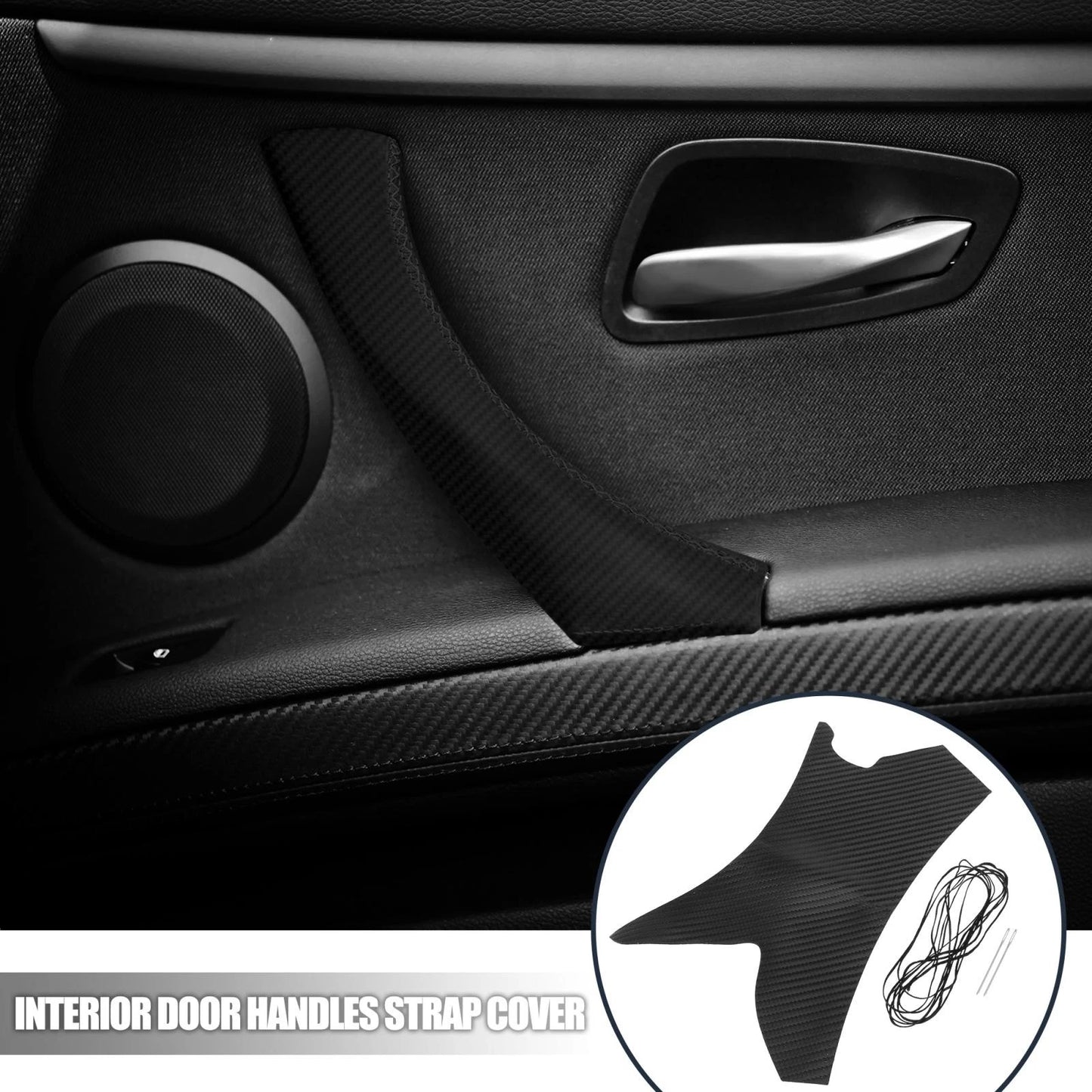 Interior Door Handle Strap Covers for BMW E90 E91 E92 (2006-2013)