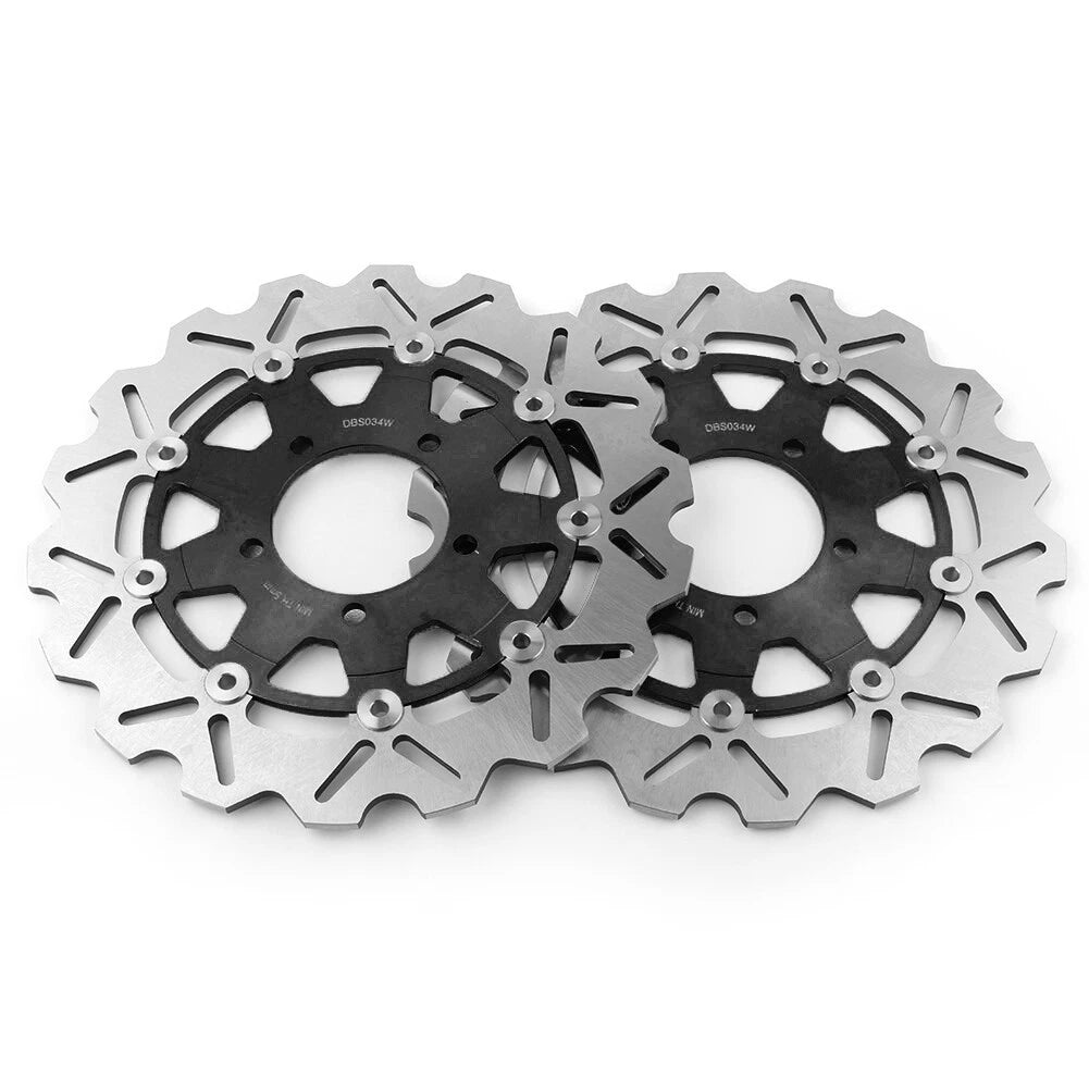 Front Floating Brake Disc Rotors for Kawasaki Ninja ZX6R 636 & ZX-10R 1000