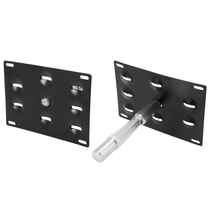 Bumper Tow Hook License Plate Mount Bracket for Mitsubishi Lancer (2008-2017)