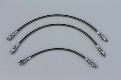 Braided Brake Hose Set (3) for HD & HR Holdens Drum Brakes (1968-1974)
