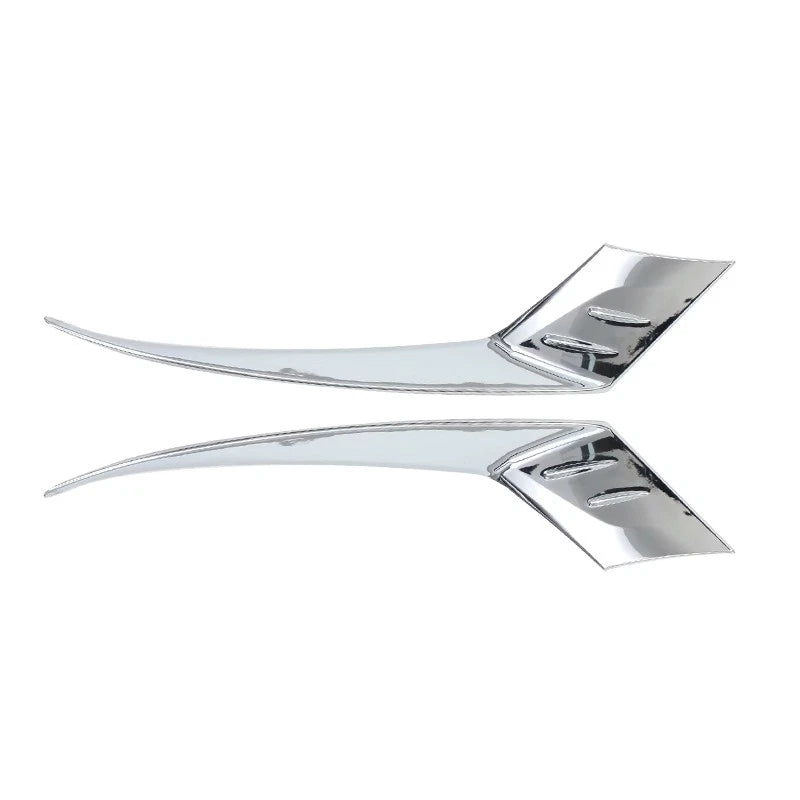 2 x Chrome Headlight Eyebrow Eyelid Covers for Honda Accord (2023-2025)