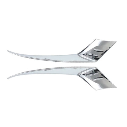 2 x Chrome Headlight Eyebrow Eyelid Covers for Honda Accord (2023-2025)