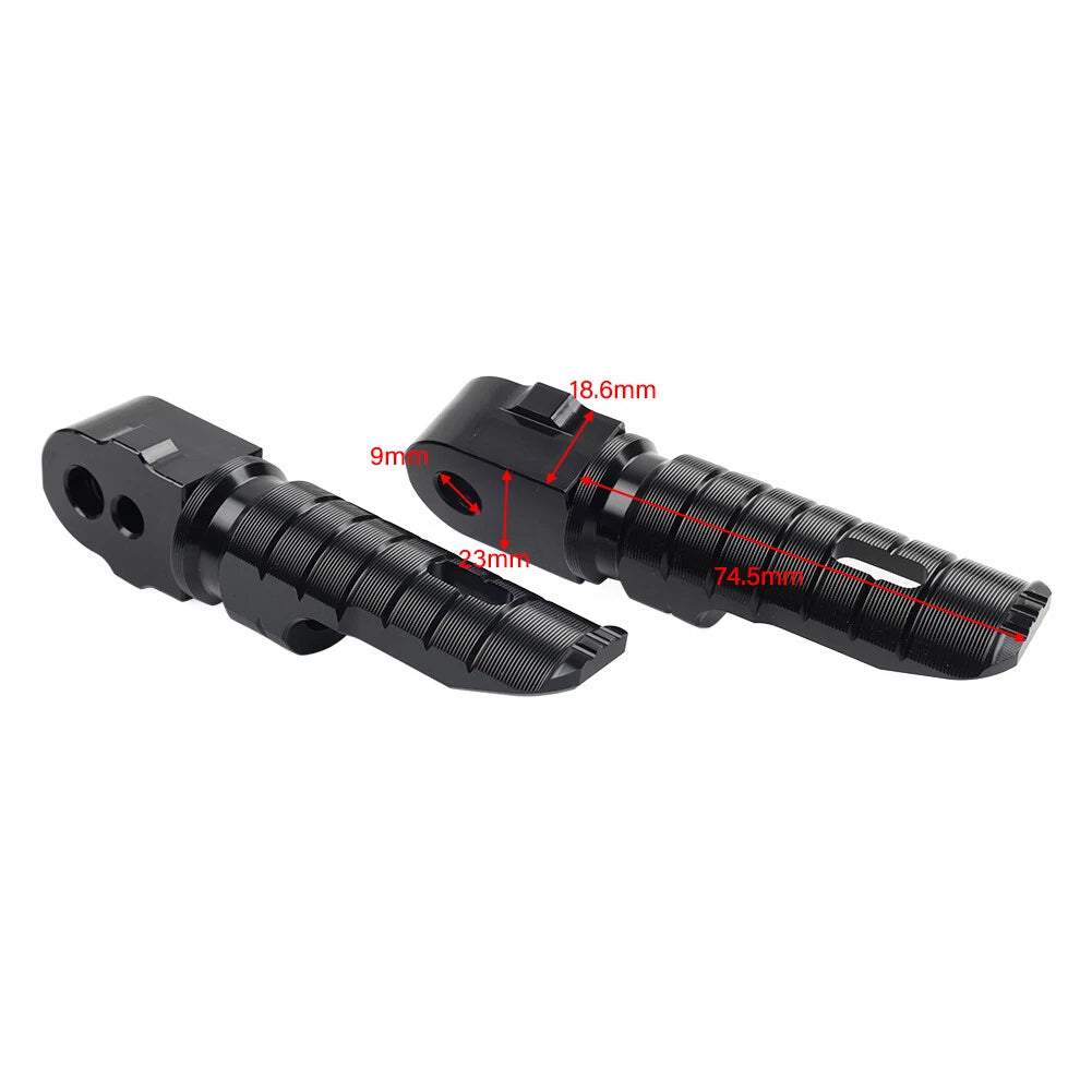 Blue Rear Footrests Pegs for Peugeot Speedfight 4 50 125 150 (All Years)