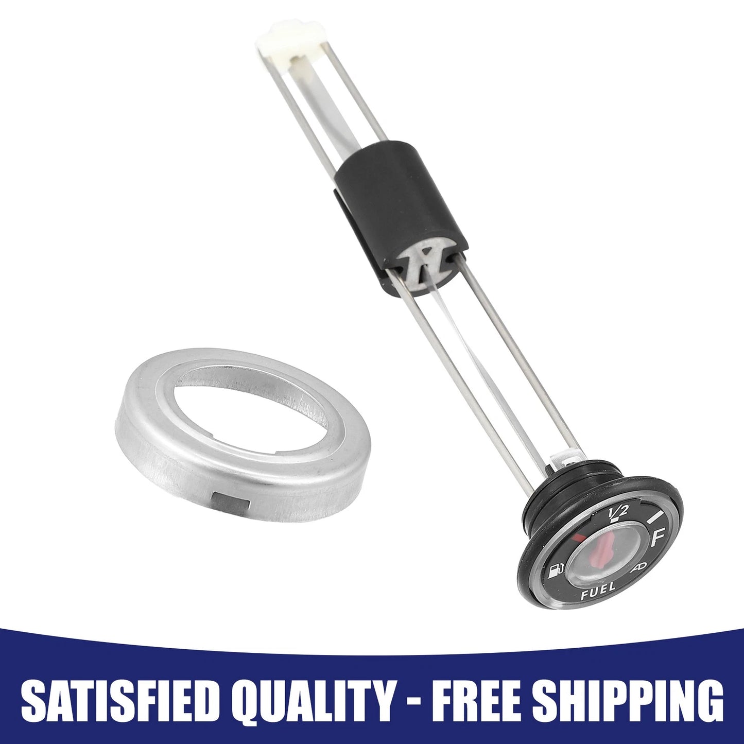 Fuel Gas Tank Level Gauge Meter w/ Cap for Kawasaki Bayou Prairie