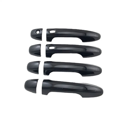 4 Pcs Black Car Door Handle Covers for Toyota Hilux (2015-2020)