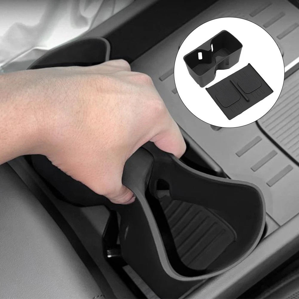 Interior Trim Cup Holder Liners Easy To Clean for Hyundai Santa Fe