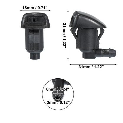 Front Windshield Washer Nozzles Washer Spray Jet for Toyota Tacoma (2005–2015)